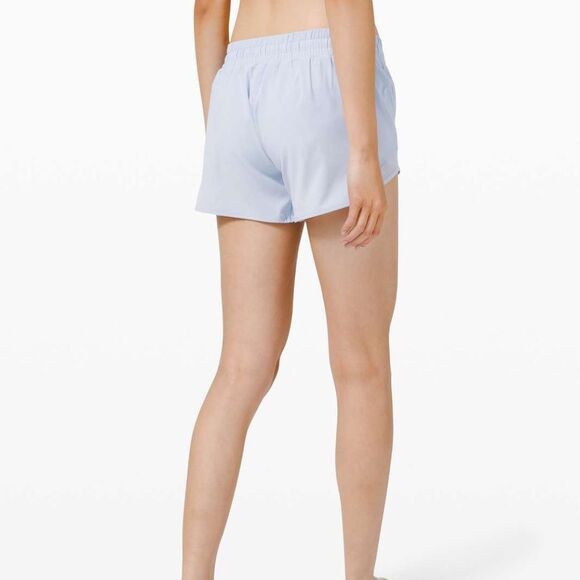 LULULEMON Hotty Hot Shorts Daydream Blue Low Rise LR 4” Like New Running Size 4 - Picture 6 of 15
